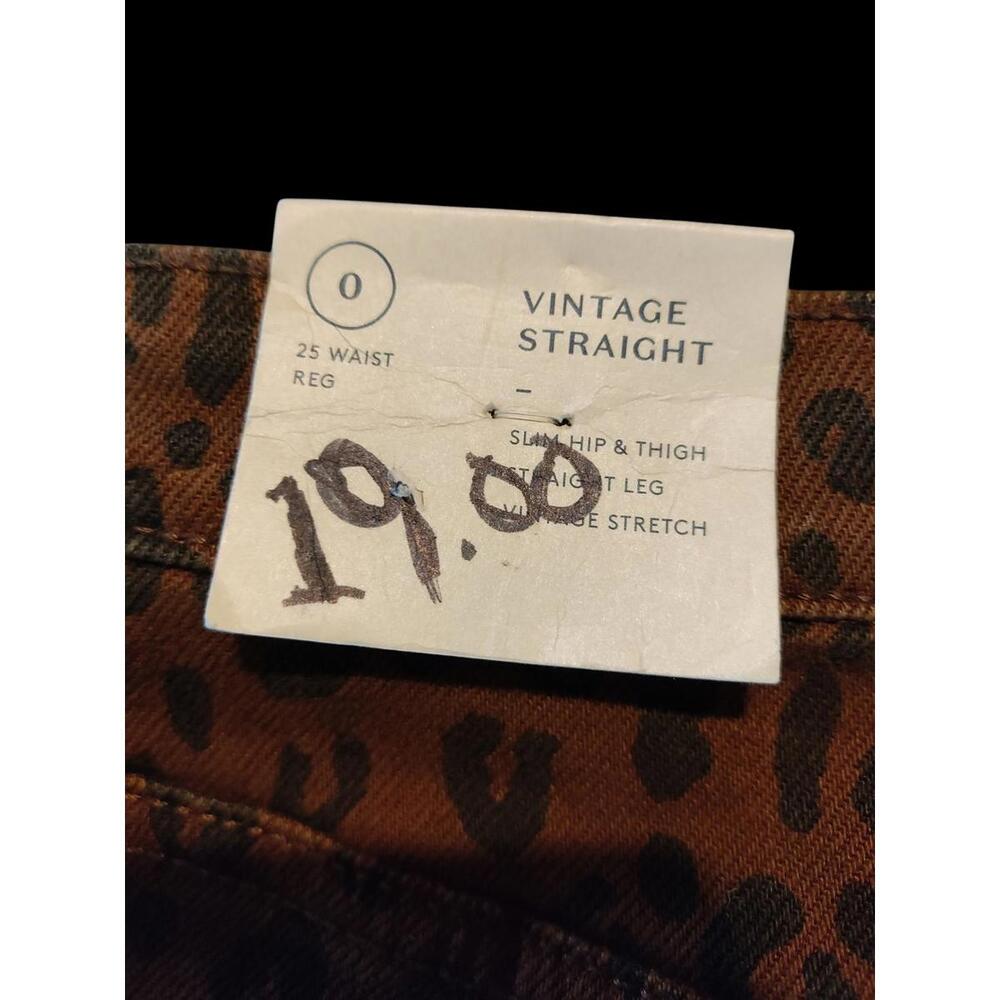 Universal Thread Brown Leopard Print Wide-Leg Jea… - image 7